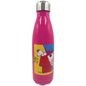 back me up Παγούρι SS Thermos 500 ML Peanuts Μαύρο 555-82243 5204549163324