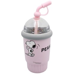 back me up Παγούρι-Θερμός Με Καλαμάκι 400Ml Peanuts 555-84196 5204549181151