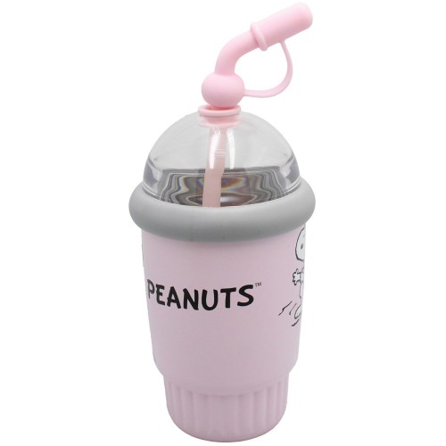 back me up BMU WATER BOTTLE SS WITH STRAW 400Ml PEANUTS 555-84196 5204549181151