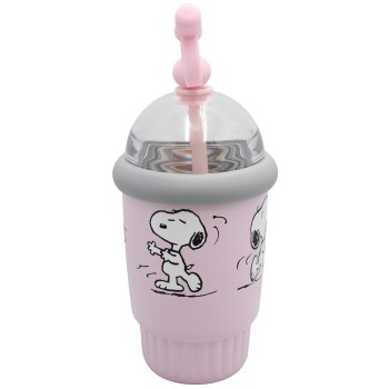 back me up BMU WATER BOTTLE SS WITH STRAW 400Ml PEANUTS 555-84196 5204549181151