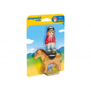Playmobil Αναβάτρια Με Άλογο 6973 4008789069733