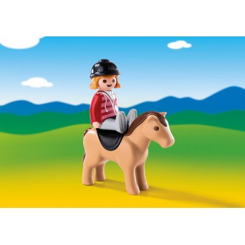 Playmobil Αναβάτρια Με Άλογο 6973 4008789069733