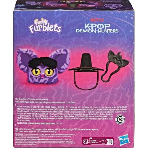 Hasbro Kpop Demon Hunters Furby Furblets Saja Boy Demon G4792 5010996443182