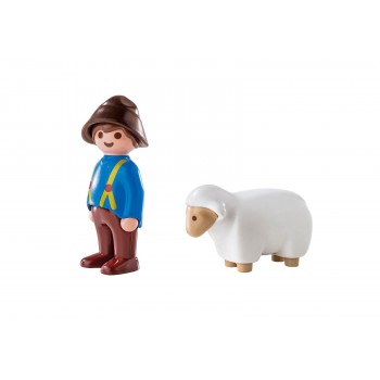 Playmobil 123 Βοσκός Με Προβατάκι 6974 4008789069740