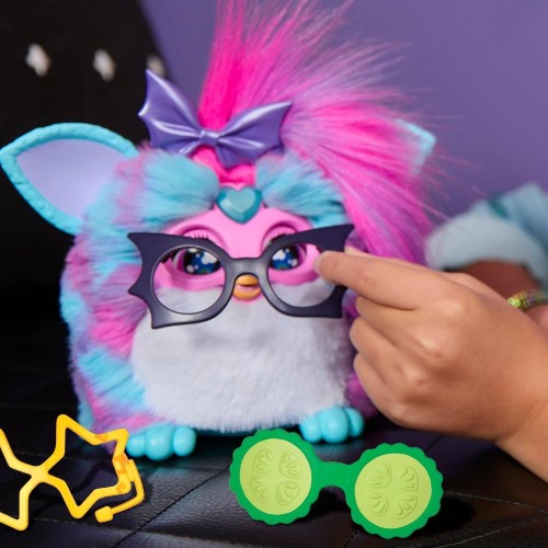 Hasbro Furby Vibes Blue Razz Interactive Electronic Plush Toy for Girls and Boys 6 G2383 5010996430670
