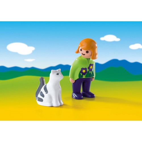 Playmobil Κορίτσι Με Γατούλα 6975 4008789069757