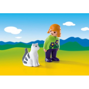 Playmobil Κορίτσι Με Γατούλα 6975 4008789069757