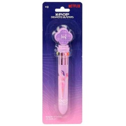 GIM kpop demon hunters Pen With 10 Colors K-Pop Demon Hunters Huntr/X 1Pc. 364-00664 8412688654581