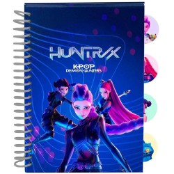 GIM kpop demon hunters K-Pop Demon Hunters Huntr/X A5 Spiral Notebook, 80 Sheets (364-00476) 364-00476 8412688651801