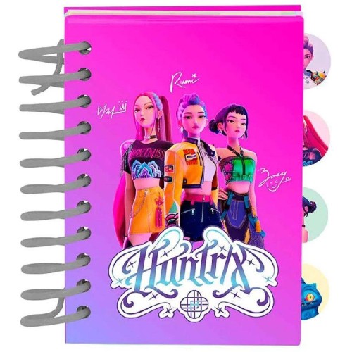 GIM Spiral Notepad K-pop Demon Hunters Huntr/x A7 80f. (364-00474) 364-00474 8412688651771