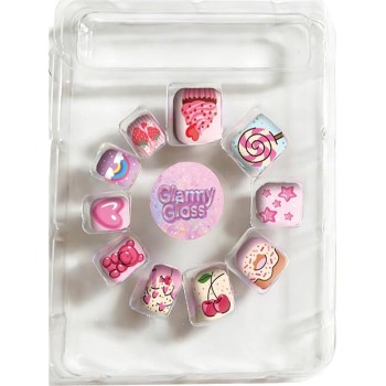 Diakakis imports Press On Nails Glammy Gloss 000630036 5205698850141