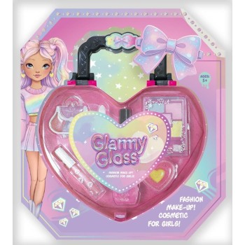 Diakakis imports Make Up Set 15pcs Heart Glammy Gloss 000630008 5205698838989