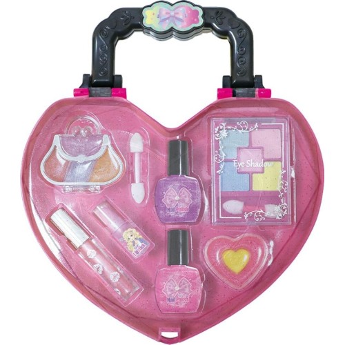 Diakakis imports Make Up Set 15pcs Heart Glammy Gloss 000630008 5205698838989