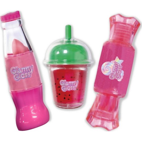 Diakakis imports Makeup Set 3pcs 14x3x14cm Glammy Gloss 000630011 5205698840326