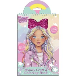 Diakakis imports Coloring Set 16 Sheets With Stickers 21x29,5cm Glammy Gloss 000630020 5205698838675
