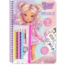 Diakakis imports Coloring Set 40 Sheets With Stickers & Pencils 29,5x21cm Glammy Gloss 000630027 5205698840463