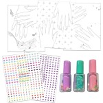 Diakakis imports Fashion Coloring Activity Set 23x24cm Glammy Gloss 000630024 5205698840432
