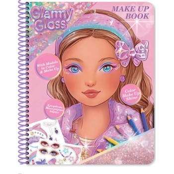 Diakakis imports Fashion Coloring Book 30 Sheets With Stickers 18,5x20cm Glammy Gloss 000630030 5205698840494