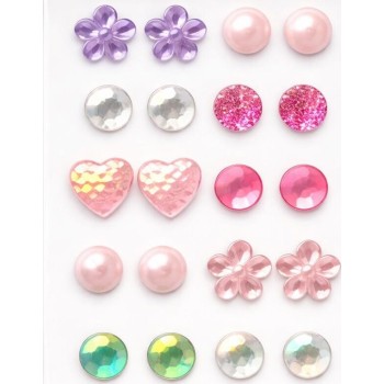 Diakakis imports Nail Set 17pcs 10,5x10,5x15,2cm Glammy Gloss 000630013 5205698840340