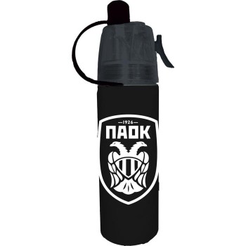 Diakakis imports Water Bottle Pctg 600Ml With Spray Paok 000130261 5205698827419