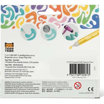 tiger tribe Puffy Popcorn Pen 94410 9341736102813