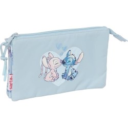 safta Disney Stitch Stitch – Triple Pencil Case, Childrens Pencil Case, Ideal for School-aged C 812602744 8412688622238