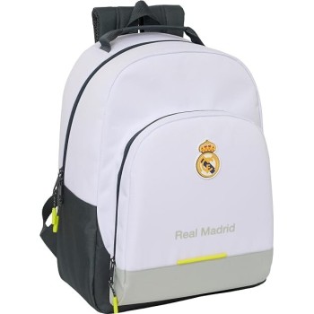 safta Real Madrid - Mochila Τσάντα Σακίδιο Πλάτης Σχολική  (Δημοτικού) (Adaptable To Trolley) 612554305 8412688607587
