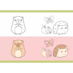 Diakakis imports Notebook Pin A4 Must Team Capybara 40 Sheets 2 Drawings 000587457 5205698821110
