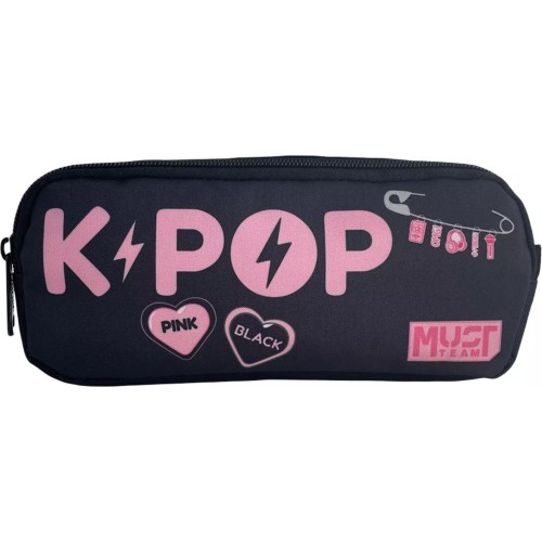 Diakakis imports Must Team K-pop keg school case Black – Pink 2 cases 000587780 5205698837890