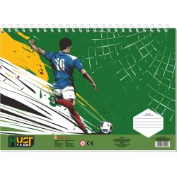 Diakakis imports Μπλοκ Ζωγραφικής Must Team Football – Astronaut με Αυτοκ-στενσιλ- 2 Σελ Χρωμ. 2 Σχέδια 000587405 5205698815928