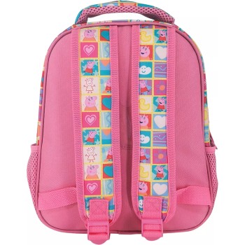 Diakakis imports Peppa Pig Must Team Toddler School Backpack 2 Pouches 000482848 5205698808739