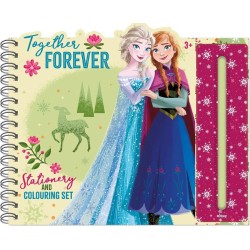 Diakakis imports coloring block with markers and boxes 38 pcs frozen 000566047 5205698834646