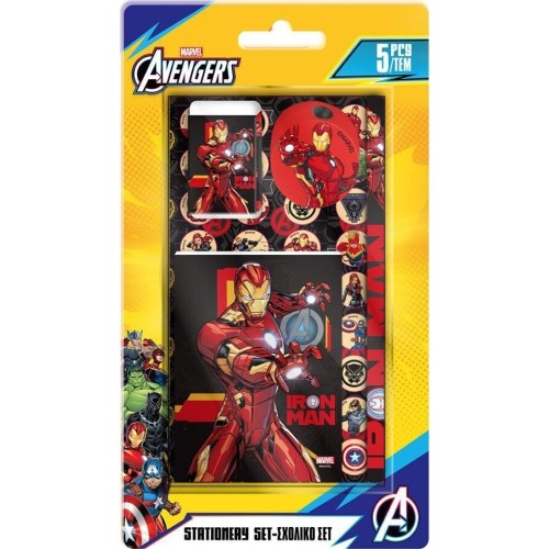 Diakakis imports School Set 5 pcs Iron MAN 000506298 5205698738722