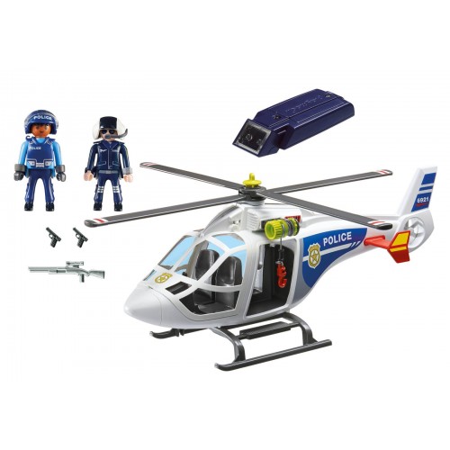 Playmobil Ελικόπτερο Αστυνομίας Με Προβολέα LED 6921 4008789069214