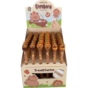 Diakakis imports Pen 2.5x2.5x18cm kazura capybara 000710011 5205698806162