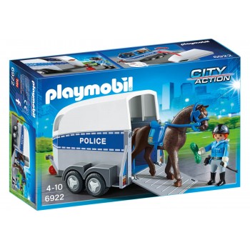 Playmobil Police With Horse And Trailer 6922 4008789069221