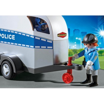 Playmobil Τρέιλερ Μεταφοράς Αλόγου Αστυνομίας 6922 4008789069221