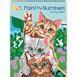 As company Happihobbi Paint By Numbers Funny Kitties Για 7+ Ετών 1038-41026 5203068410261