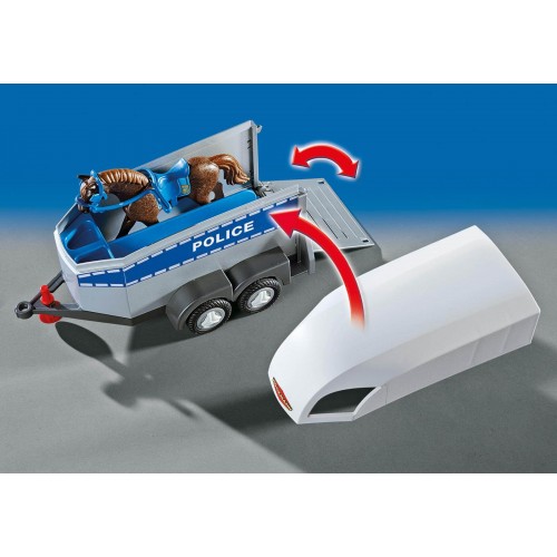 Playmobil Police With Horse And Trailer 6922 4008789069221