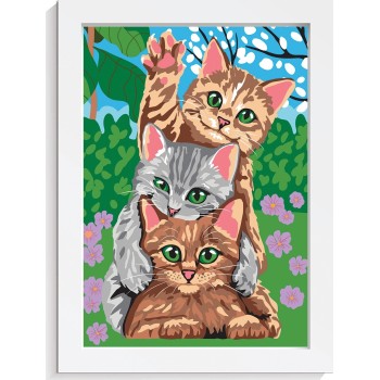 As company Happi Hobbi Happihobbi Paint By Numbers Funny Kitties 1038-41026 5203068410261