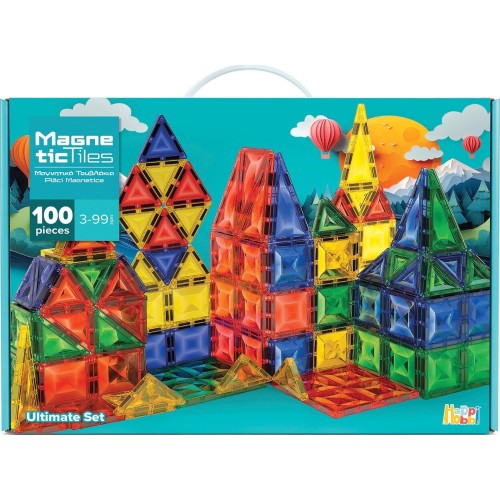 As company Happihobbi Magnetic Bricks Ultimate Set 100 pcs For 3+ Years 1029-64605 5203068646059