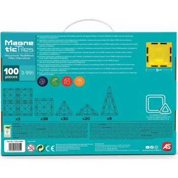 As company Happihobbi Magnetic Bricks Ultimate Set 100 pcs For 3+ Years 1029-64605 5203068646059
