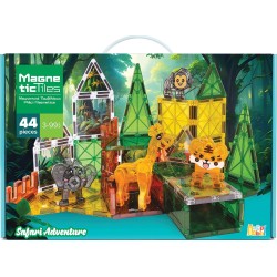 As company happihobbi μαγνητικά τουβλάκια adventure 44 τμχ για 3+ ετών 1029-64603 5203068646035