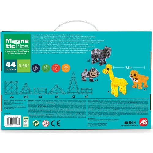 As company Happihobbi Magnetic Adventure Bricks 44 pcs for 3+ Years 1029-64603 5203068646035