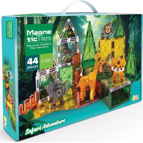 As company happihobbi μαγνητικά τουβλάκια adventure 44 τμχ για 3+ ετών 1029-64603 5203068646035