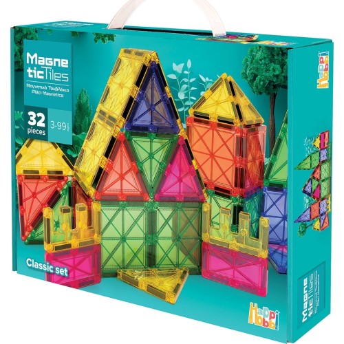 As company Happihobbi Magnetic Bricks set 32 pcs for 3+ Years 1029-64602 5203068646028