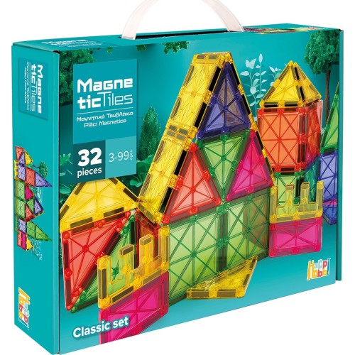 As company Happihobbi Magnetic Bricks set 32 pcs for 3+ Years 1029-64602 5203068646028