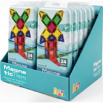As company Happihobbi Magnetic Bricks Travel Set 24 pcs For 3+ Years 1029-64601 5203068646011