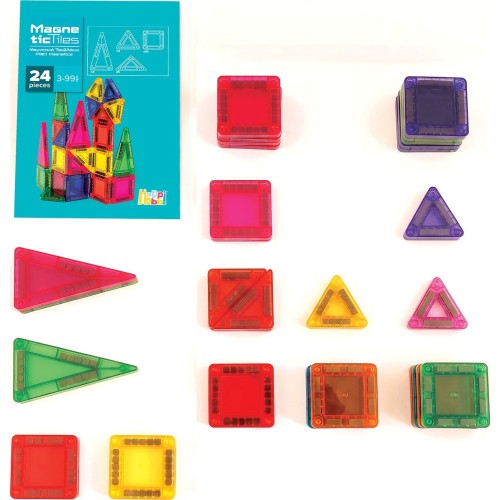 As company Happihobbi Μαγνητικά Τουβλάκια Travel Set 24 τμχ Για 3+ Ετών 1029-64601 5203068646011