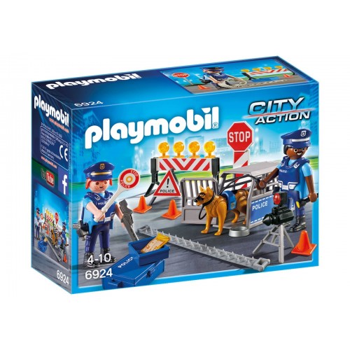 Playmobil Οδόφραγμα Αστυνομίας 6924 4008789069245